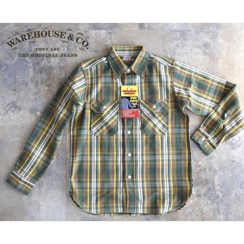 WAREHOUSE ウエアハウス FLANNEL SHIRTS D柄 【2025 MODEL】BROWN
