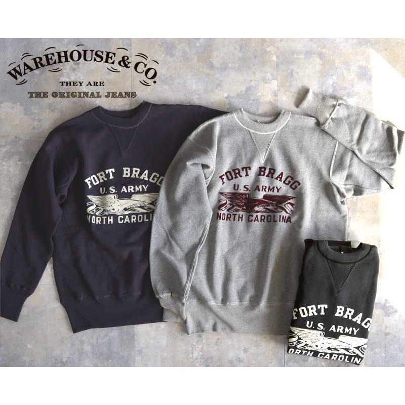 WAREHOUSE ウエアハウス スウェット Lot 403 FORTBRAGG【鷲U.S.ARMY