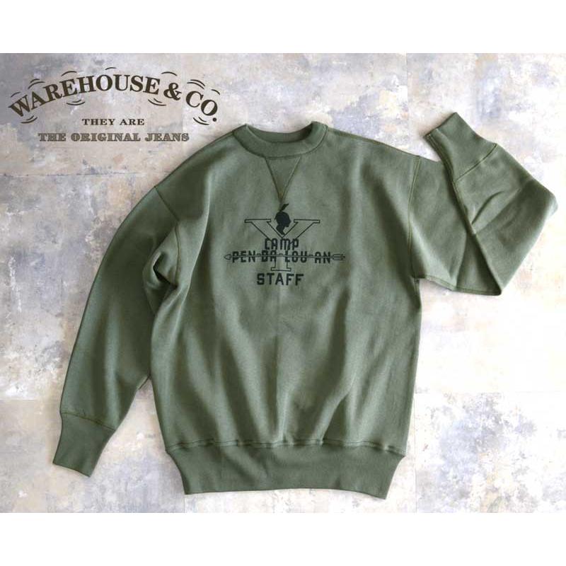 WAREHOUSE ウエアハウススウェット セットインスリーブ Lot 401【CAMP