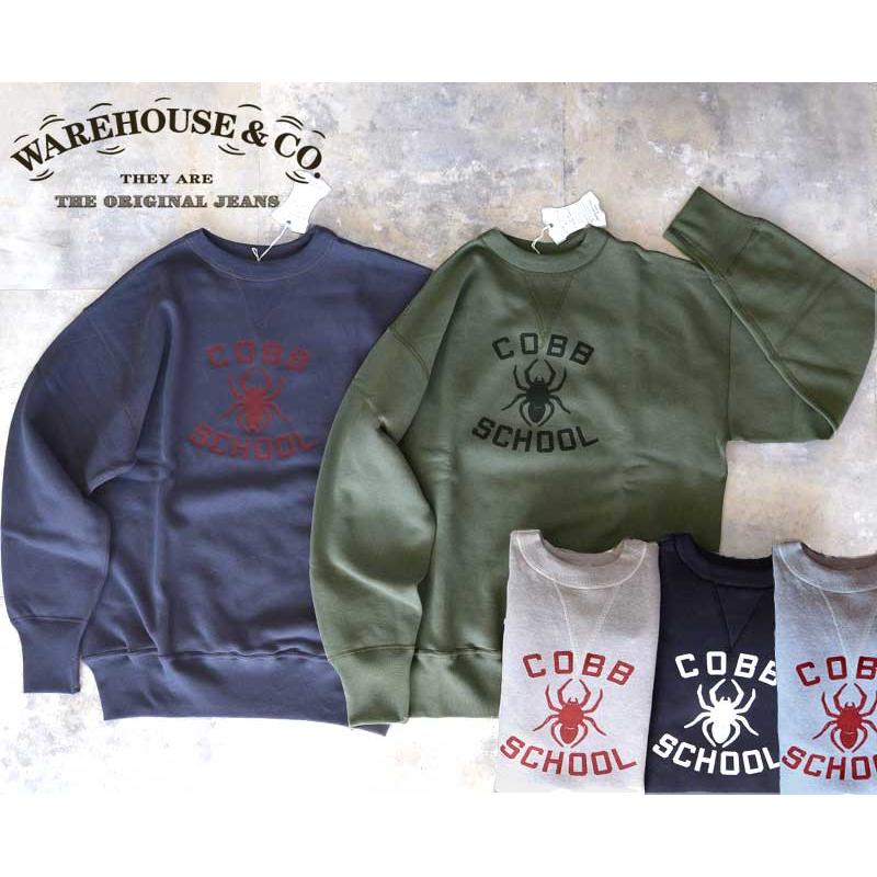 WAREHOUSE ウエアハウススウェット セットインスリーブ Lot 401 COBB