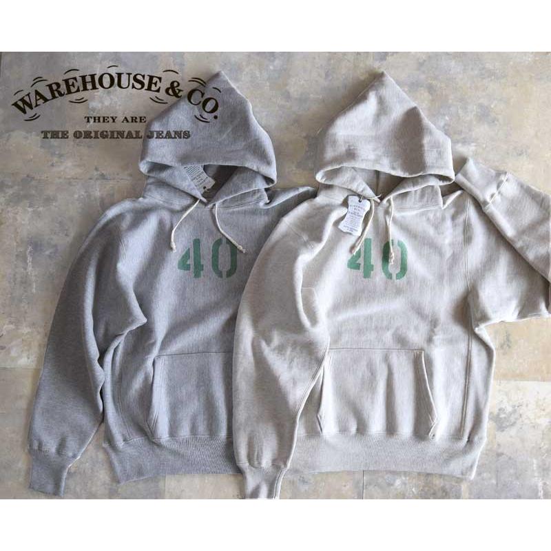 WAREHOUSEウエアハウスLot 484 REVERSE WEAVE SWEAT PARKA 【NO.40