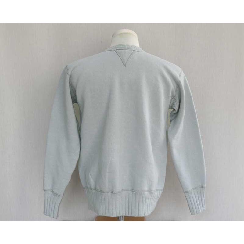 TWO MOONトゥームーン ハリヌキ両V丸胴スウェット 16508-70 / アイス