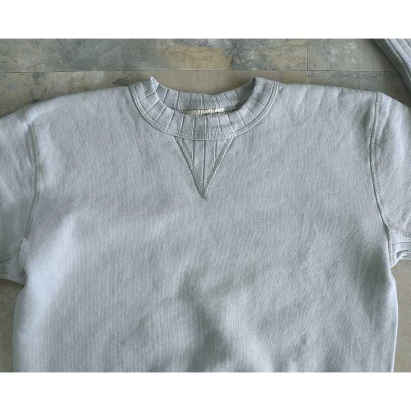 TWO MOONトゥームーン ハリヌキ両V丸胴スウェット 16508-70 / アイス