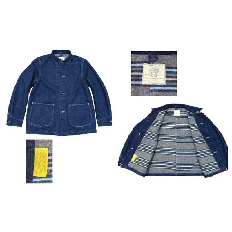 COLIMBOギャリソン デニム ジャンパー裏付きカバーオール　ZA-0148 COLIMBO S.R.Garrison Denim Jumper ギャリソン デニム ジャンパー裏