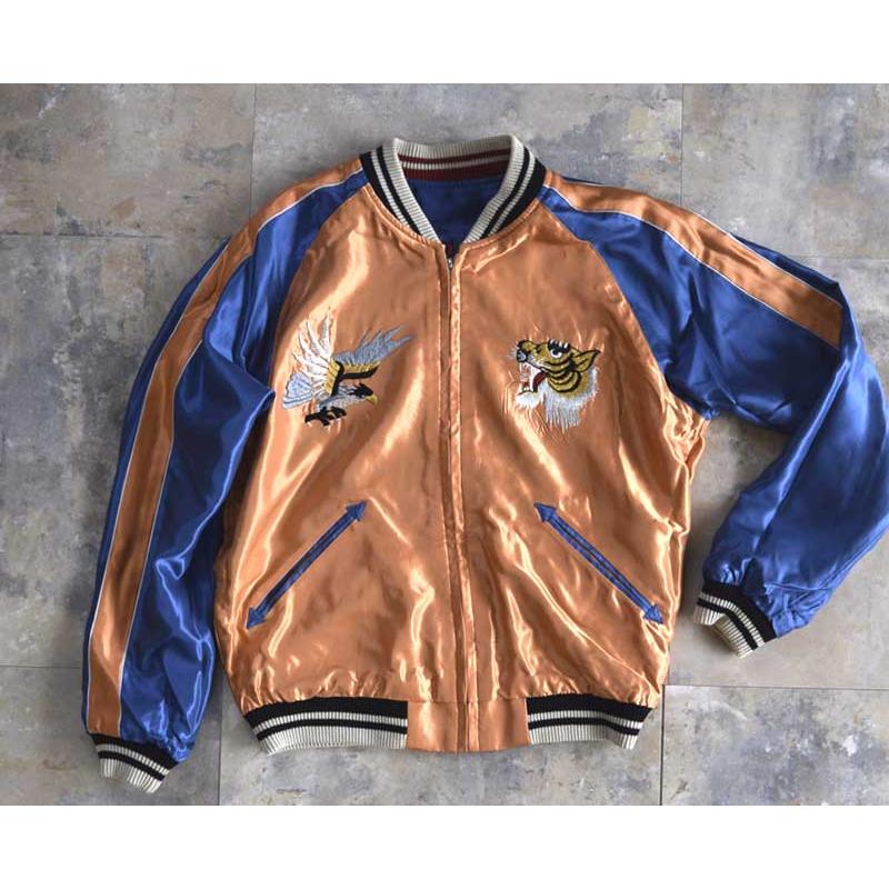 TAILOR TOYO 東洋 / Mid 1950s Style Acetate Souvenir Jacket “TIGER