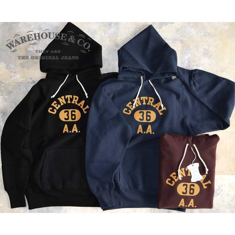 WAREHOUSEウエアハウスLot 484 REVERSE WEAVE SWEAT PARKA 【CENTRAL