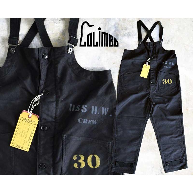 COLIMBO Old Midshipmen's Bib Overralls / Custom 【USS H.W.CREW】ZA