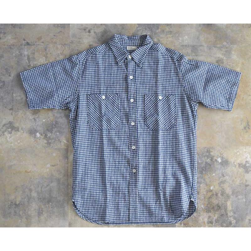 WAREHOUSE ウエアハウス SHORT SLEEVE CHECK WORK SHIRTS A柄(ギンガム
