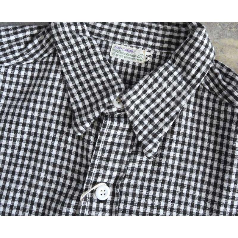 WAREHOUSE ウエアハウス SHORT SLEEVE CHECK WORK SHIRTS A柄(ギンガム