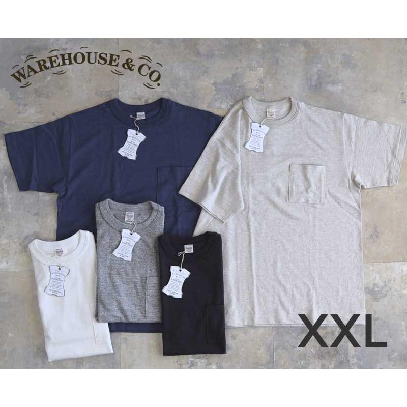 WAREHOUSE ウエアハウス Lot 4601p ポケットTシャツ(無地) ポケTEE