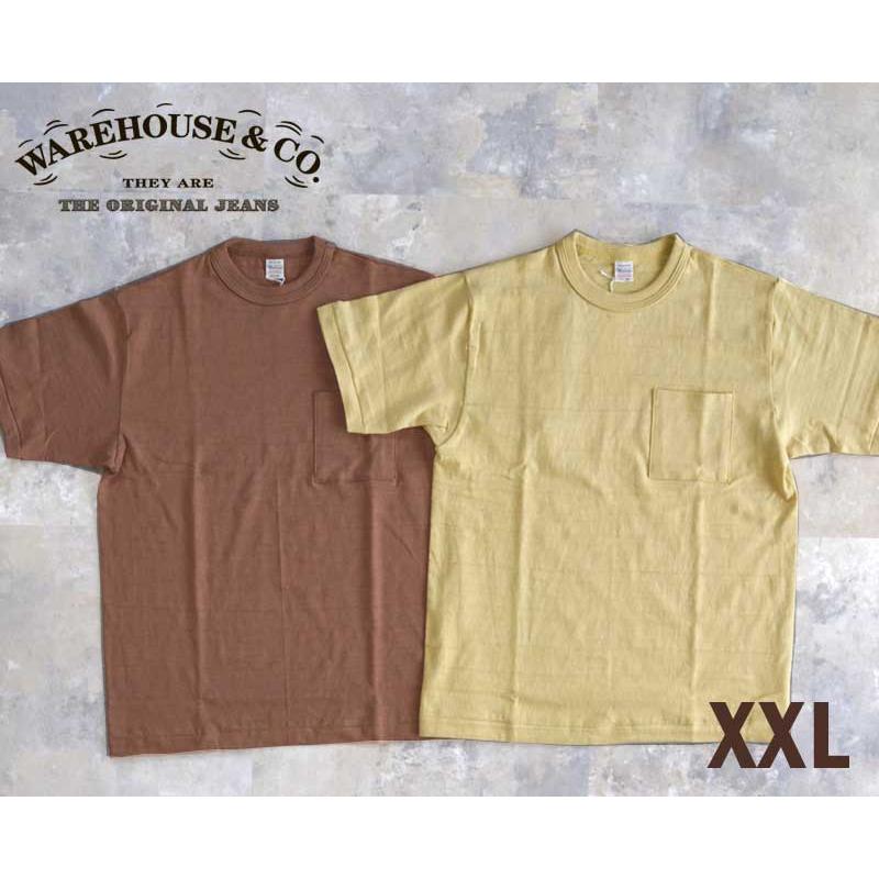 WAREHOUSE ウエアハウス Lot 4601p ポケットTシャツ 2026新色【STRAW
