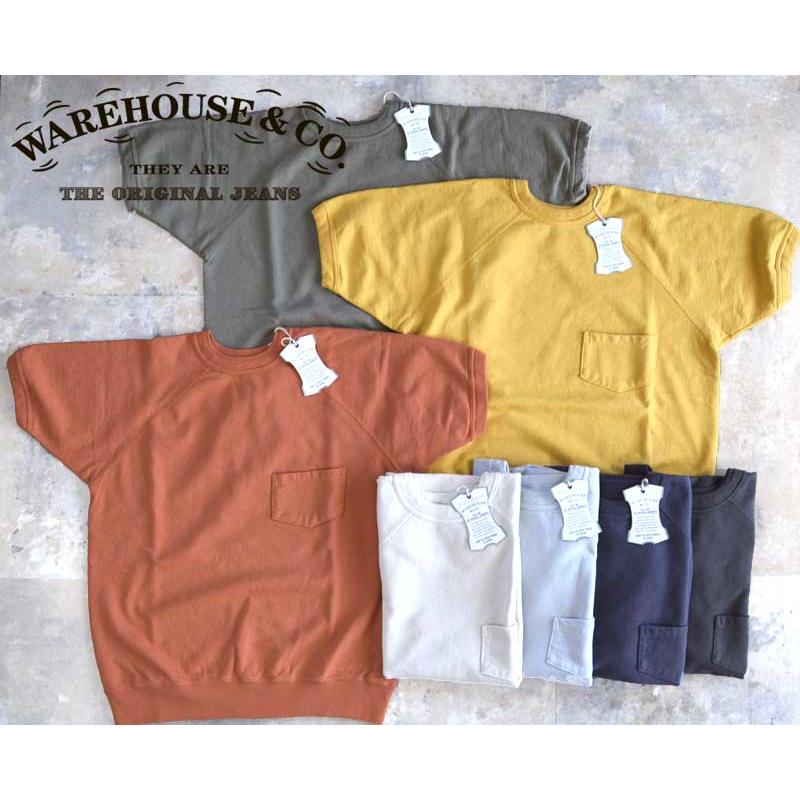WAREHOUSEウエアハウス Lot 4105 2nd Hand” Short Sleeve Sweat Shirts