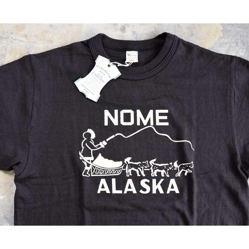 WAREHOUSE ウエアハウス Tシャツ Lot.4601【NOME】ALASKA : TAKE OFF