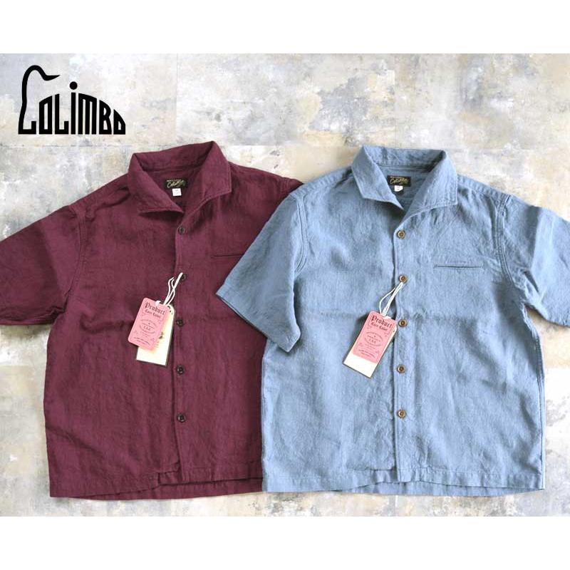 COLIMBO コリンボ Bisbee Drifter Shirt S/S -Heavy Weight Linen