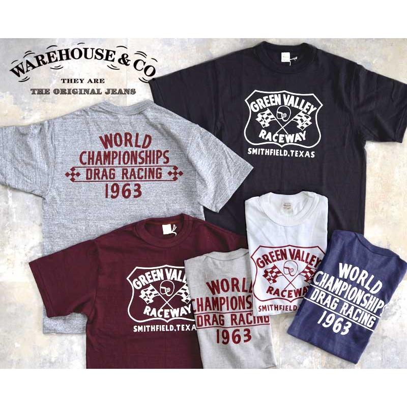 WAREHOUSE ウエアハウス Tシャツ Lot.4601【GREEN VALLEY】チェッカー