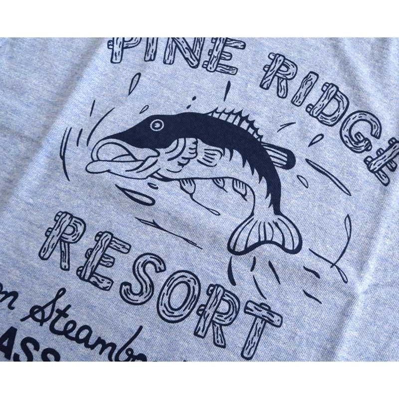 WAREHOUSE ウエアハウス Tシャツ 88/12 杢クルーネックT PINE RIDGE