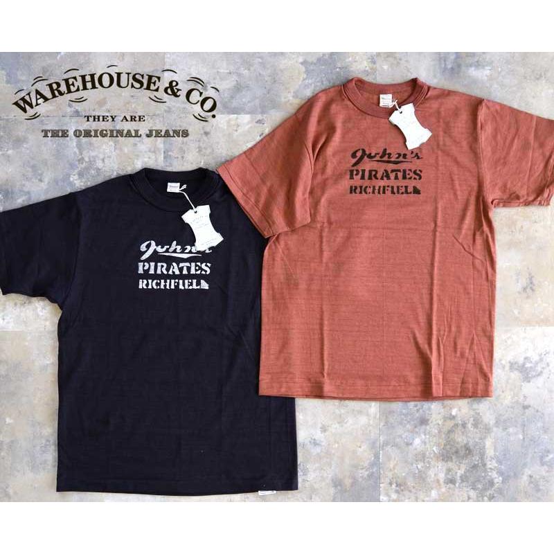 WAREHOUSE ウエアハウス Tシャツ Lot.4601【PIRATES】 : TAKE OFF