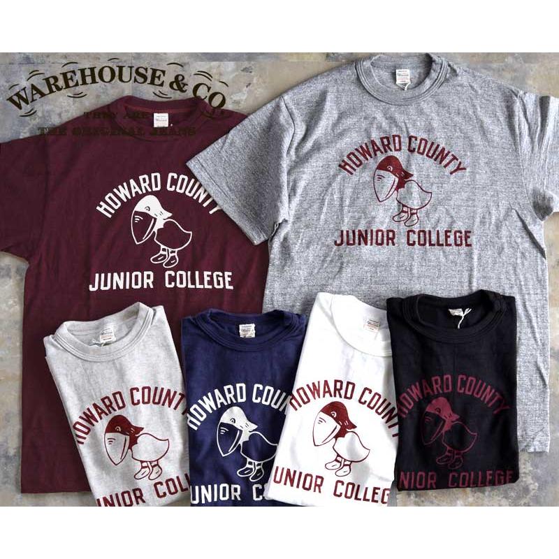 WAREHOUSE ウエアハウス Tシャツ Lot.4601【HOWARD COUNTY】バード