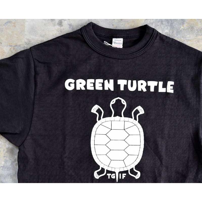 WAREHOUSE ウエアハウス Tシャツ Lot.4601【GREEN TURTLE】タートル