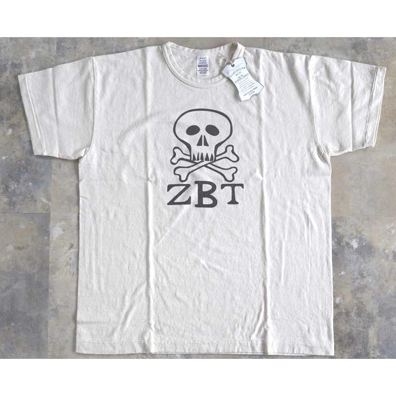 WAREHOUSE ウエアハウス Tシャツ Lot 4064 ZBT【スカル】 : TAKE OFF
