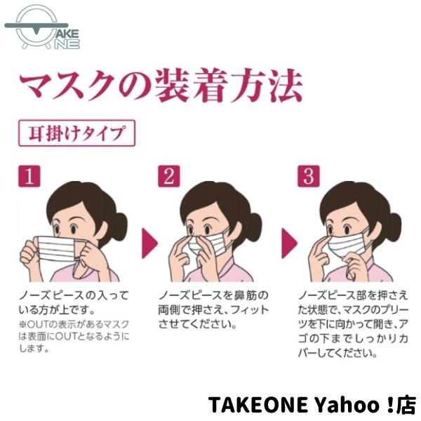 大人 小さめ マスク サージカルマスク 不織布 エブノ 『1ケース /60箱』 1箱50枚入 3層構造 使い捨てマスク エブケア ホワイト 3PLY 耳掛け 3000枚 no.8002 | エブノ | 04