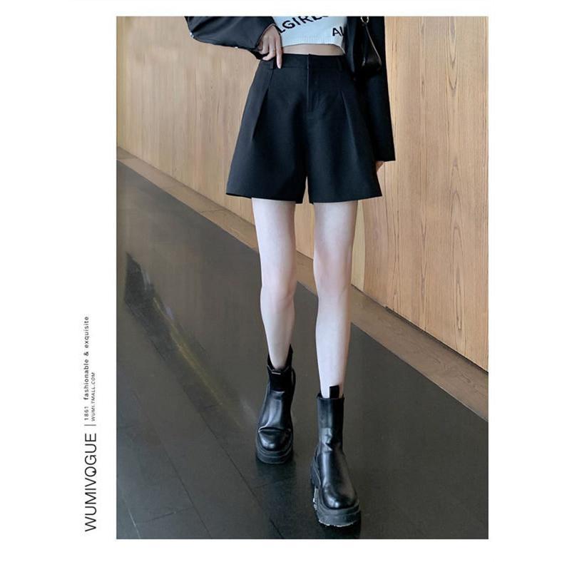 ショートパンツ スラックス レディース ハーフパンツ ワイド