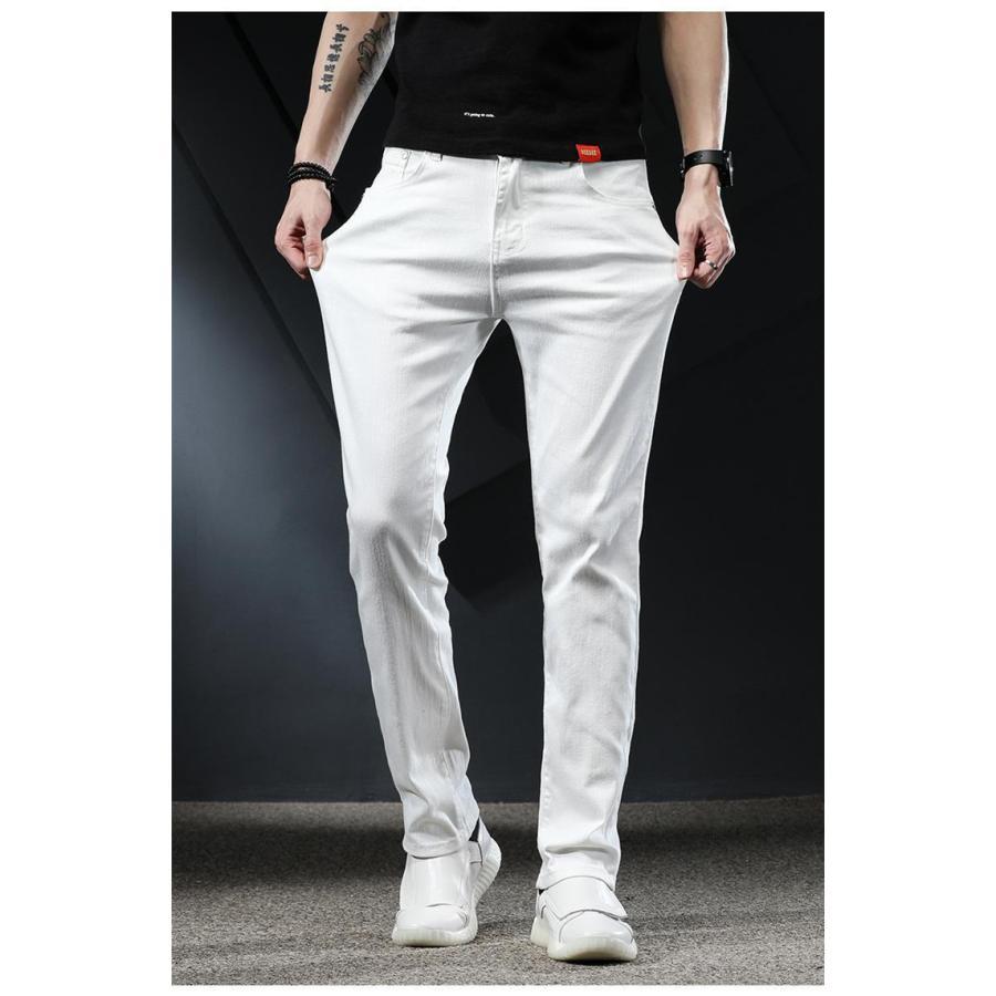 【新品未使用】スキニーパンツ ホワイト メンズSサイズ 細身 キレイメ デニム 楽天市場】スキニーパンツ メンズ デニムパンツ エンブレム 刺繍