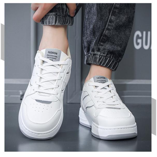 FASHION グレー ホワイト スポーツシューズ cjfj85942.jpg