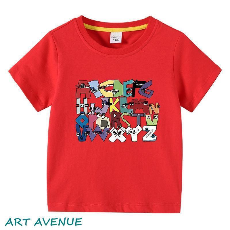 15色 アルファベットロア 半袖Tシャツ 子供服 子ども服 こども服