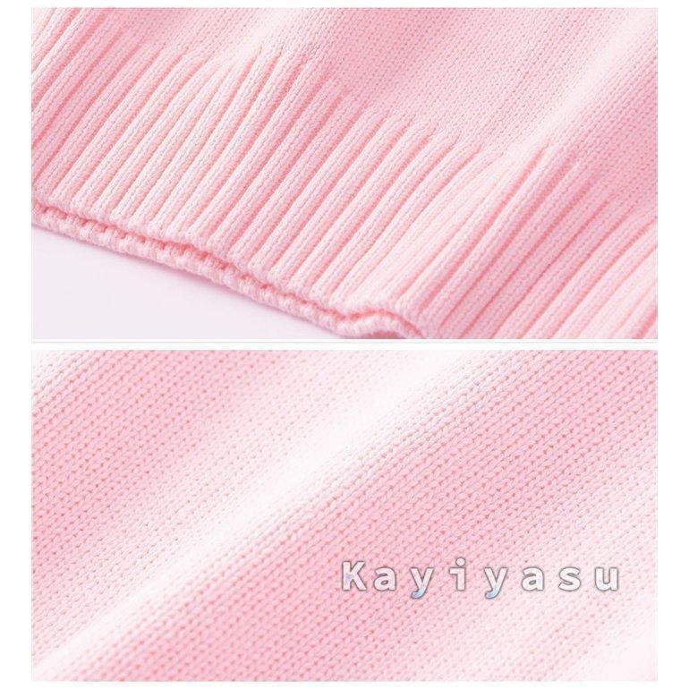 新品❤︎】V TWELVE TYPO KNIT ピンク Lサイズ/ゴルフニット V12