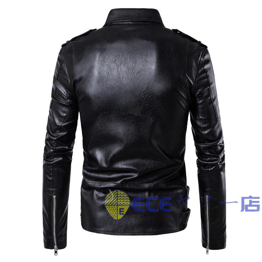 ライダース レザージャケット ライダースジャケット 本革 メンズ シングル レザージャケット