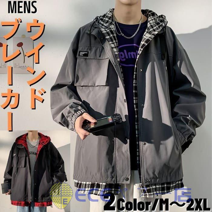 Ｒｏｅｎ風赤黒チェックフードジャンパー Roen風赤黒チェックフードジャンパー Roen風赤黒チェックフード