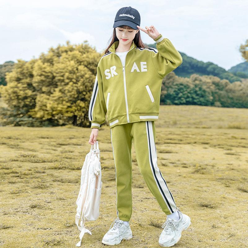 女の子 セットアップ 秋 ジャージ 上下セット レジャー キッズ