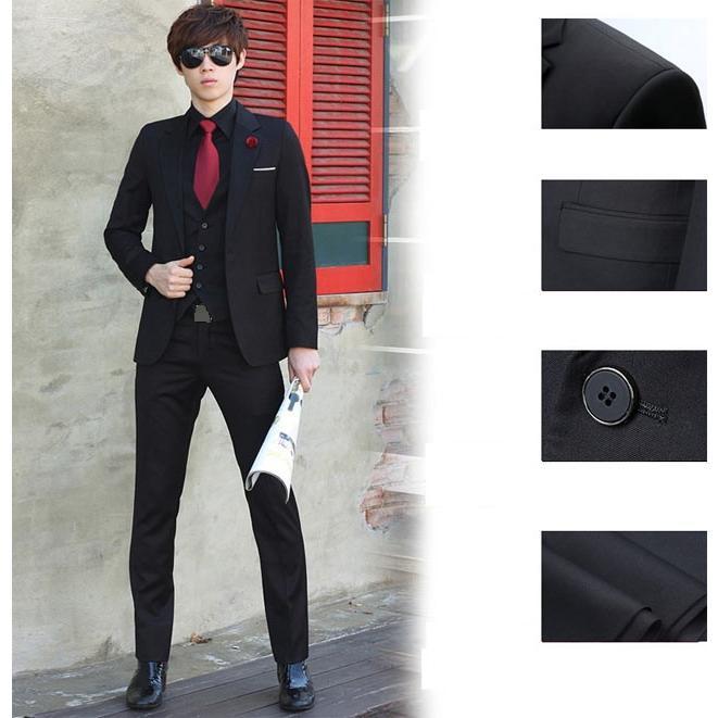 4点セット ジャケット+パンツ+ベスト+白長袖シャツ 結婚式 4点セット ジャケット+パンツ+ベスト+白長袖シャツ 結婚式