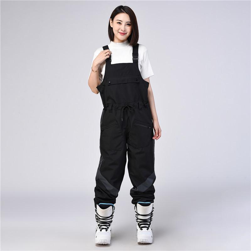 サロペット パンツ 厚手 メンズ レディース スキーウェア