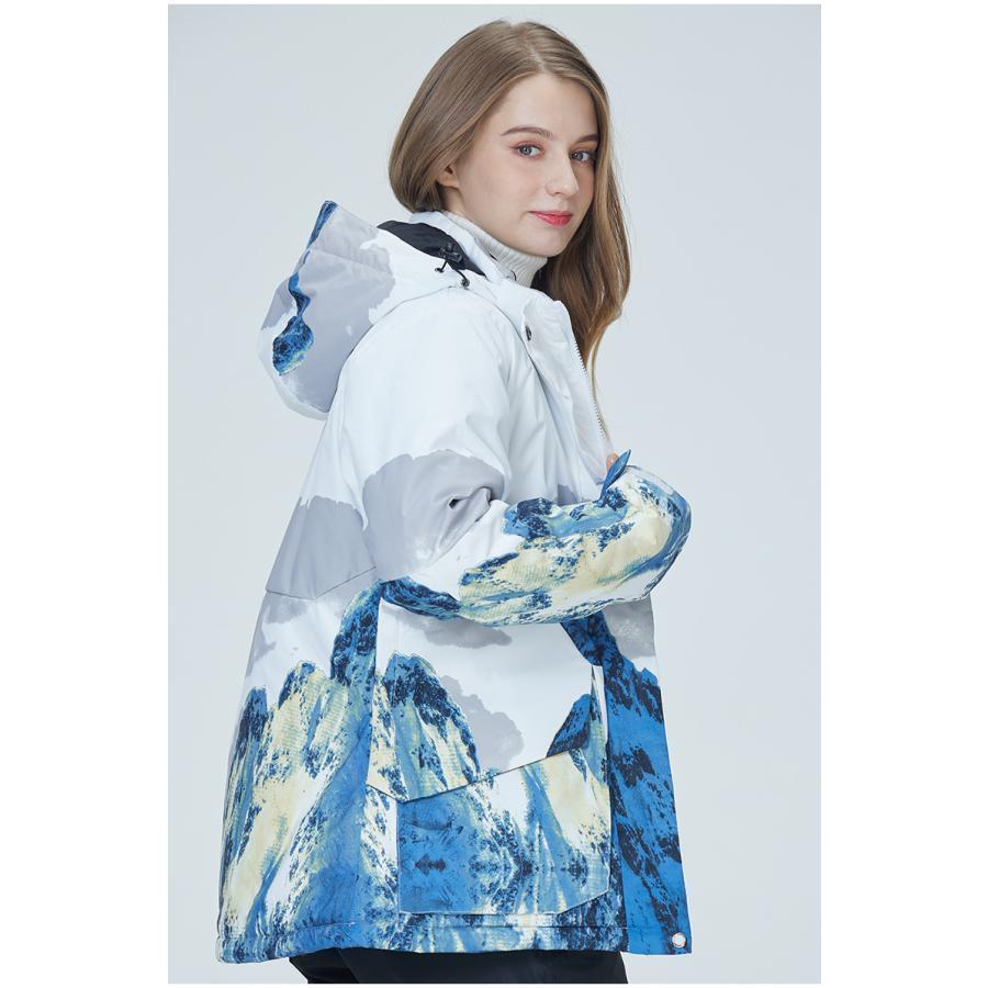 スノーボード/スキーウェア フード付き スノーボードウェア フード付き グラフィックデザイン