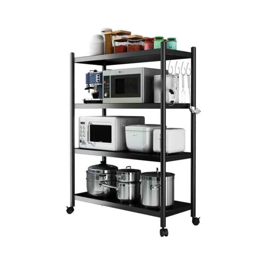 お得/冷蔵庫/オーブンレンジ/炊飯器／キャスター付きレンジ台/4点セット Amazon.co.jp: サンゴ レンジ台 引出し 扉付き 鏡面 ホワイト