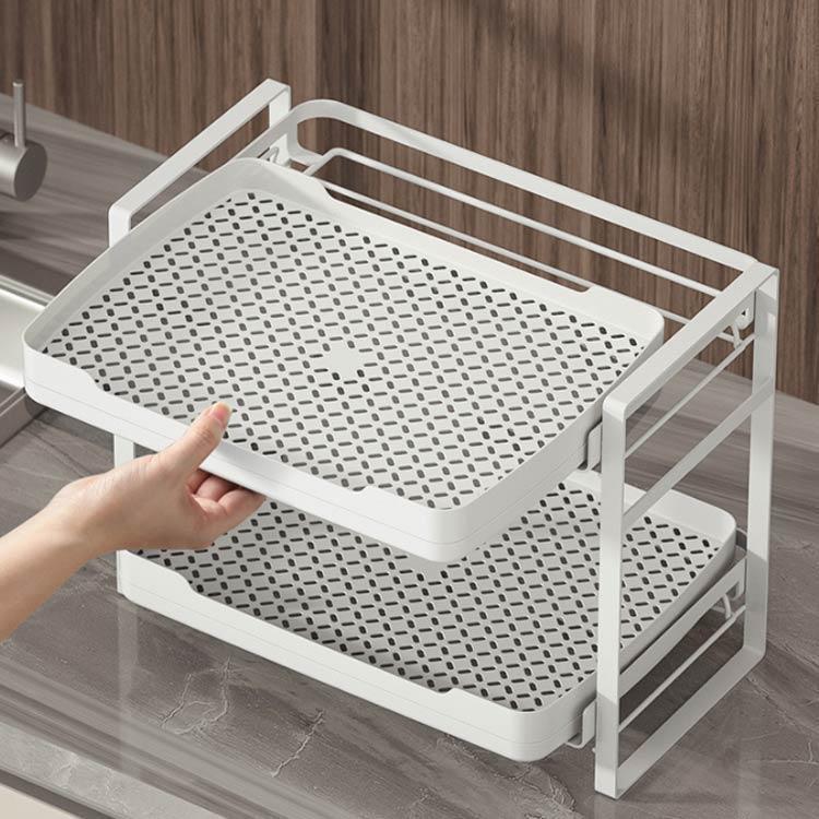 カップラック グラス コップ 水切りラック 2段 折りたたみ式