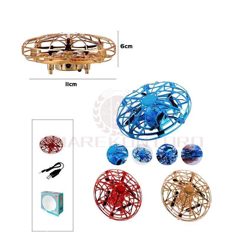 ドローン Amazon | Z-CRAFT フライングライトUFO ドローン ブルー