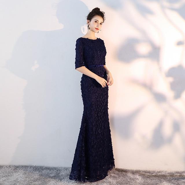 パーティードレス ロング 袖あり パーティードレス 大きいサイズ 3L 4L マーメイドドレス 結婚式 ワンピース 結婚式 ドレス 結婚式お呼ばれドレス ロングドレス パーティードレス ロング 袖あり 大きいサイズ 3L 4L マーメイドドレス