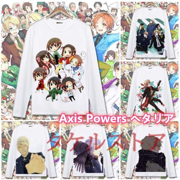 ヘタリア 柔らかい 半袖 長袖 トップス 大人気 キャラクターグッズ アニメ 痛服 可愛い Tシャツ アニメ Pcx8kpwjme コスプレ衣装 Windowrevival Co Nz