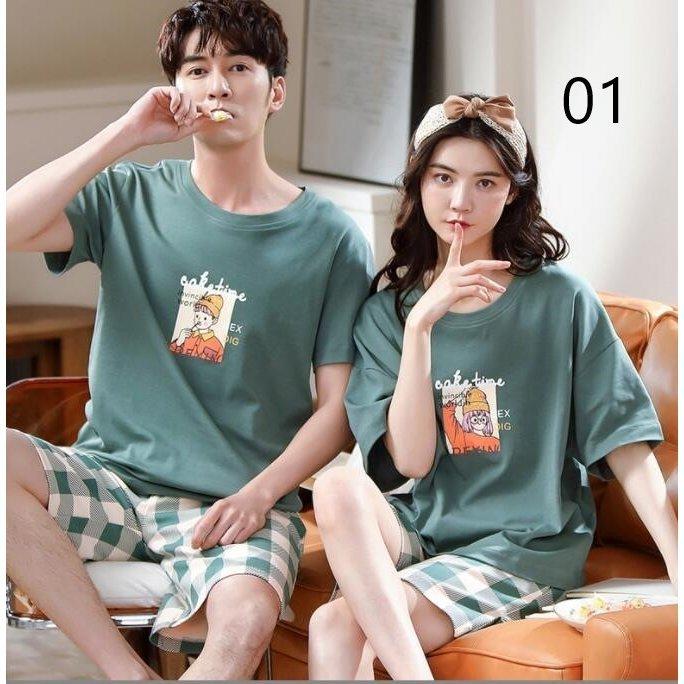 ブラウン ピンク パジャマ 夏 レディース メンズ ペアルック 半袖 ルームウェア 綿 カップル 恋人 お揃い 可愛い 部屋着 上下セット ペアパジャマ ギフト 寝巻き 部屋着 Hanagrocare Com