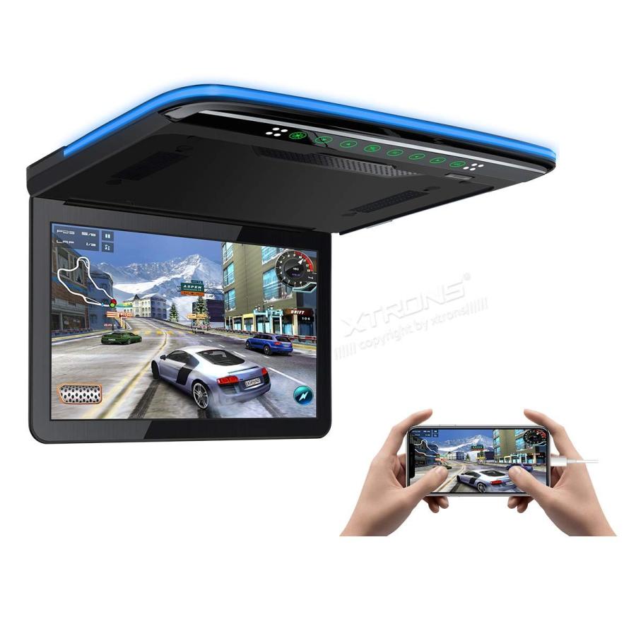 55 以上節約 Xtrons フリップダウンモニター 13 3インチ 大画面 高画質19x1080フルhd 1080pビデオ再生可 超薄 軽 Hdmi対 大流行中 Zoetalentsolutions Com