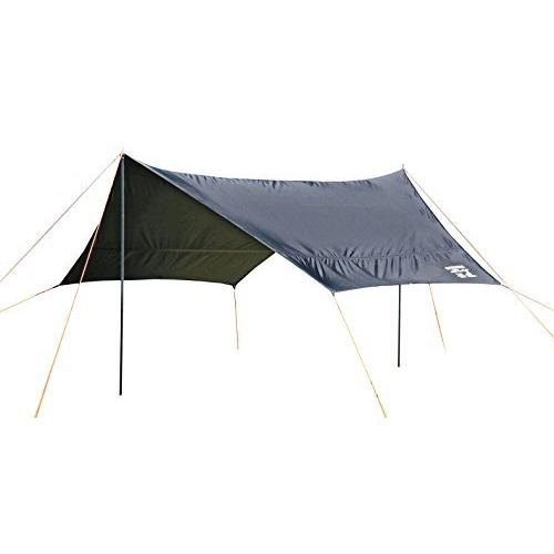 キャプテンスタッグ(CAPTAIN STAG) キャンプ テント タープ ヘキサタープ サイズ400×420×H220cm UV・PU加工 自在金具