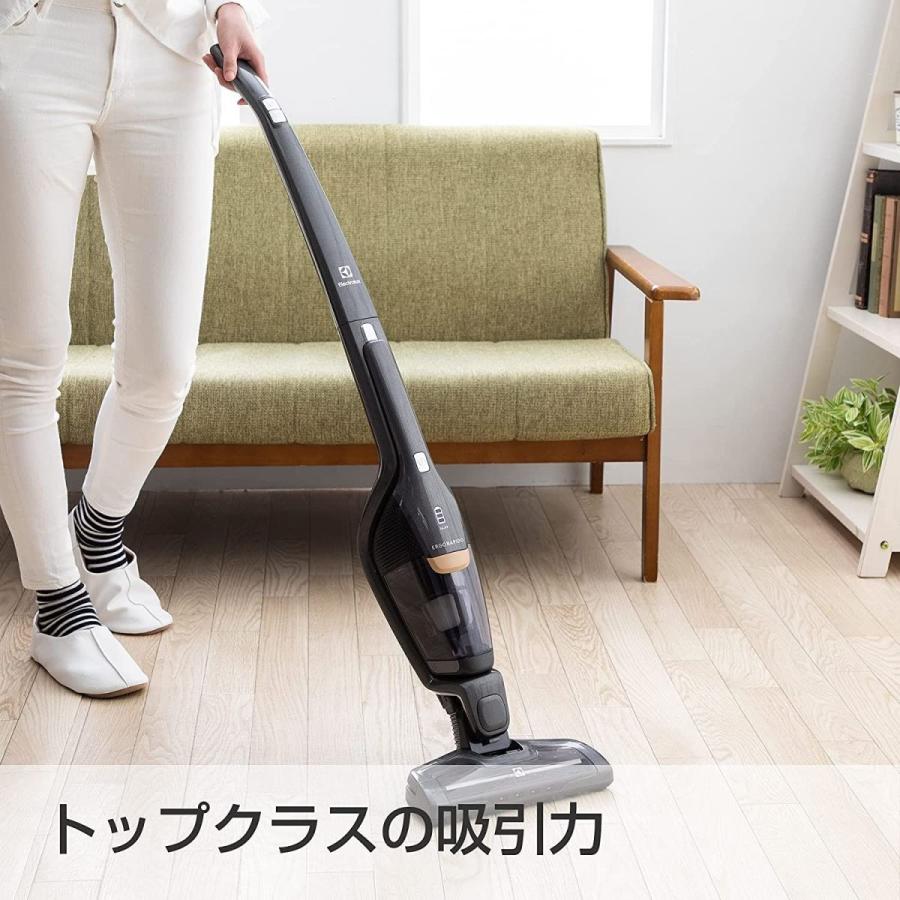 エレクトロラックス コードレス 掃除機 エルゴラピード・リチウム スタンダートモデル サイクロン ハイパワー 軽量 アイロングレー ZB35 コードレス 掃除機 エルゴラピード リチウム スタンダートモデル サイクロン ハイパワー 軽量 アイロングレー ZB35