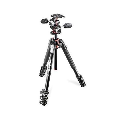 Manfrotto プロ三脚 190シリーズ アルミ 4段   RC2付3Way雲台キット MK190XPRO4-3W