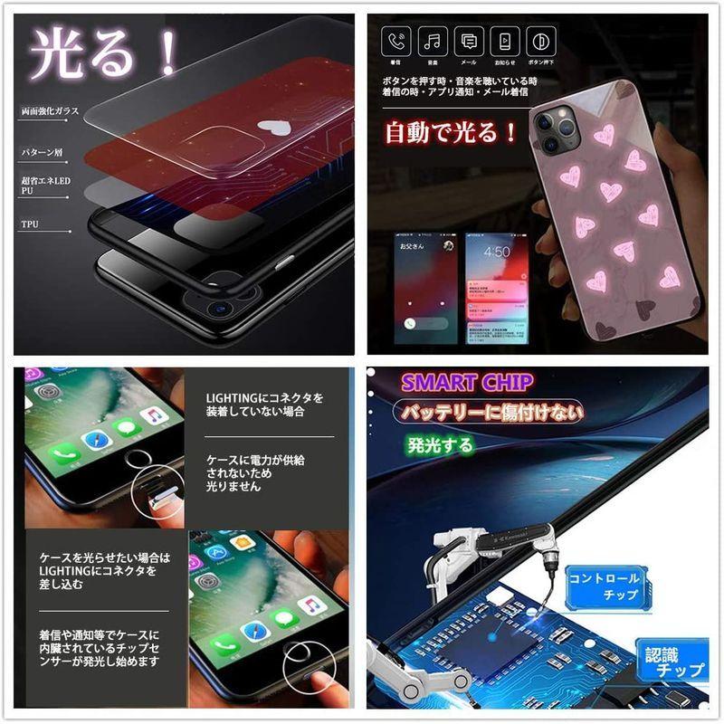 着信で光る 音楽iphone12 電話ケース Iphone 11 Xr保護カバー 強化ガラス 薄型 軽量 耐衝撃 レンズ保護 指紋防止 Takes Shop 通販 Yahoo ショッピング