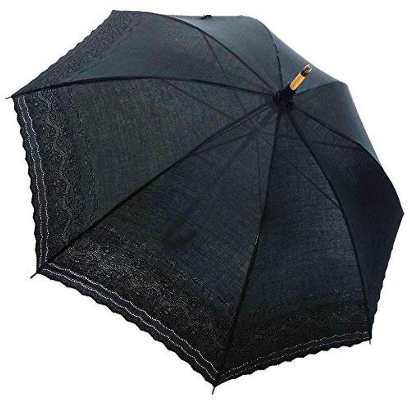 マサキ 日傘 長傘 エンブレース UV防止加工付き 綿100％ 日本製 526509