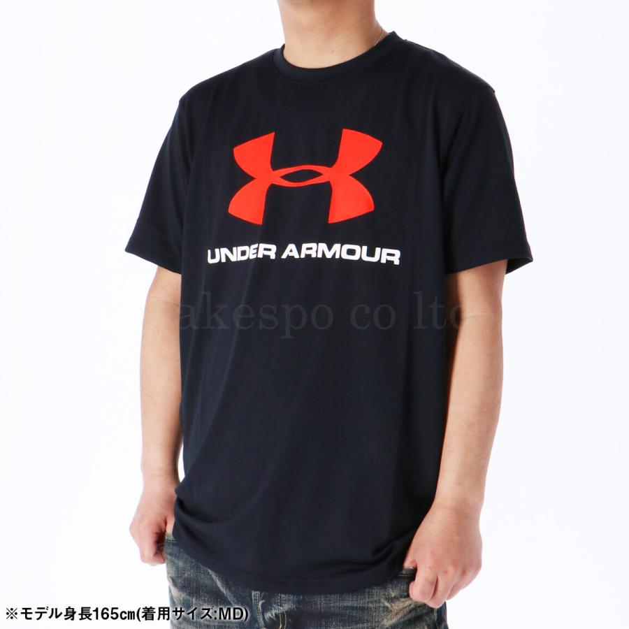 アンダーアーマー Tシャツ メンズ 上 UNDER ARMOUR 半袖 ビッグロゴ 吸汗 速乾 ドライ ビッグロゴ 防臭 1359132 新作｜takespo｜11