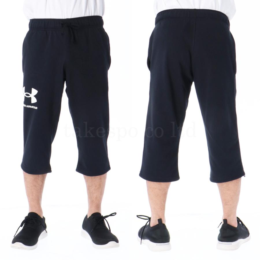 アンダーアーマー スウェット メンズ 上下 UNDER ARMOUR 半袖 パーカー パンツ 3/4パンツ 吸汗 速乾 トレーニングウェア 1370396-1384819 送料無料 新作｜takespo｜15